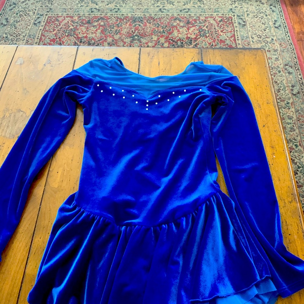 Blue Ice skating dress. Size small